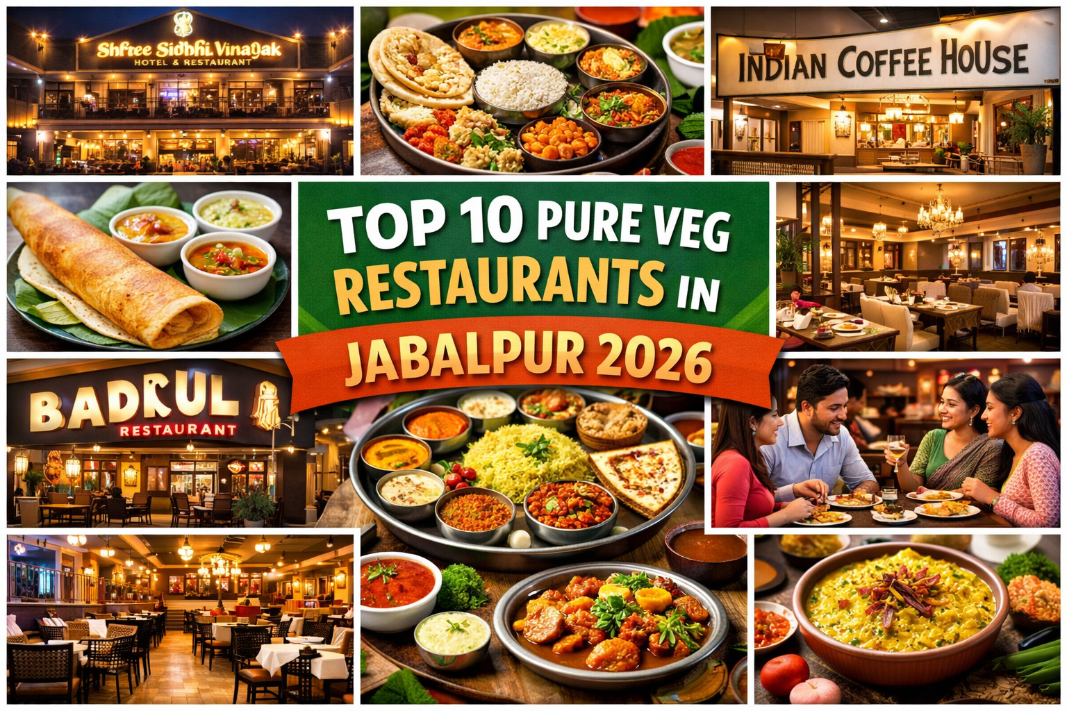 Top pure veg restaurants in Jabalpur