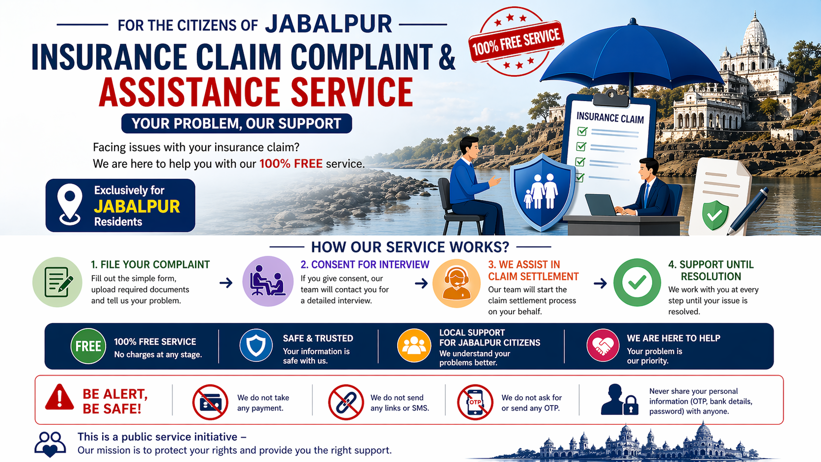 Jabalpur Insurance Claim Complaint | Free Help Service