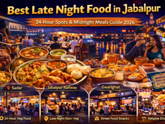 Late-night food in Jabalpur