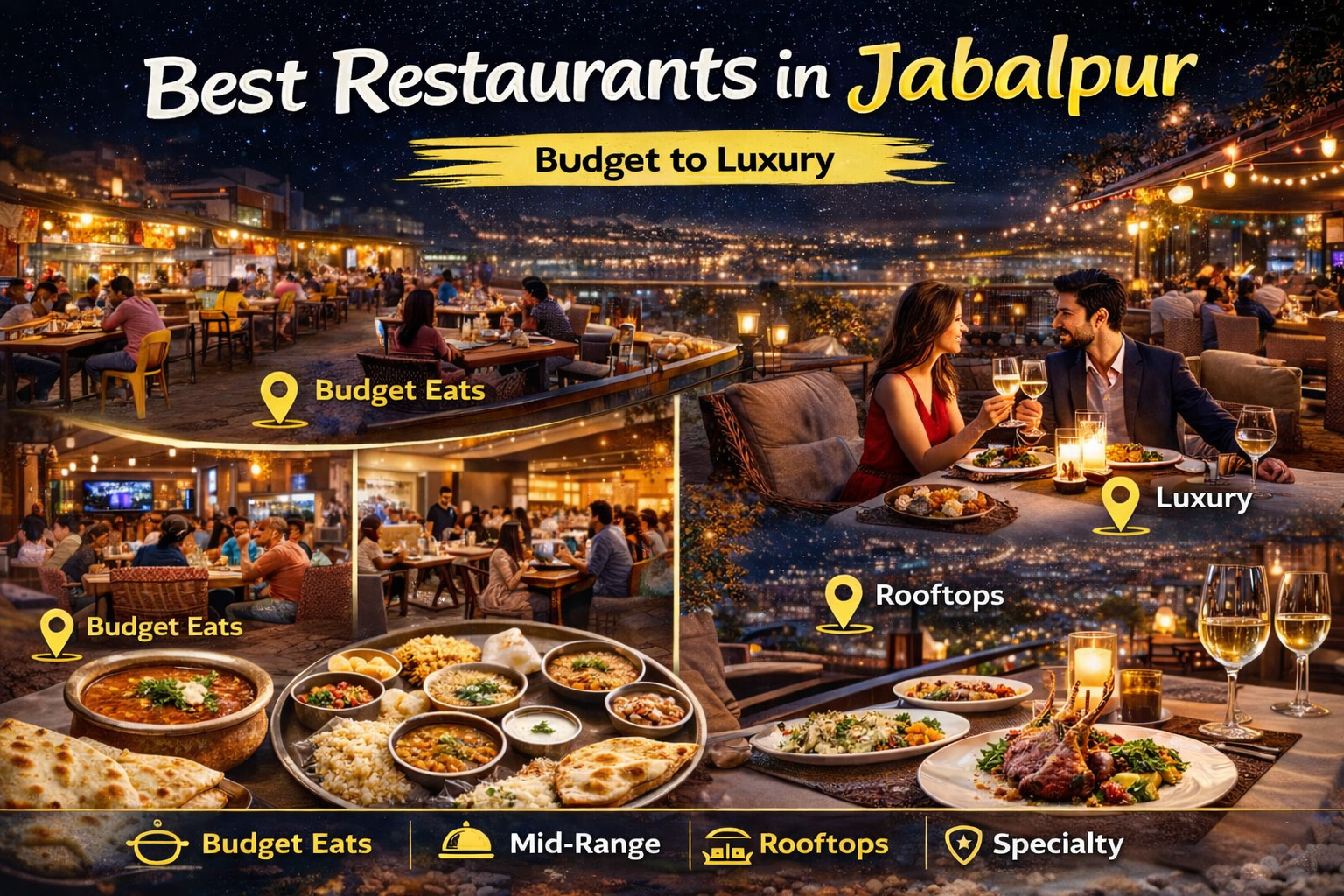 Best restaurants in Jabalpur (budget to luxury)