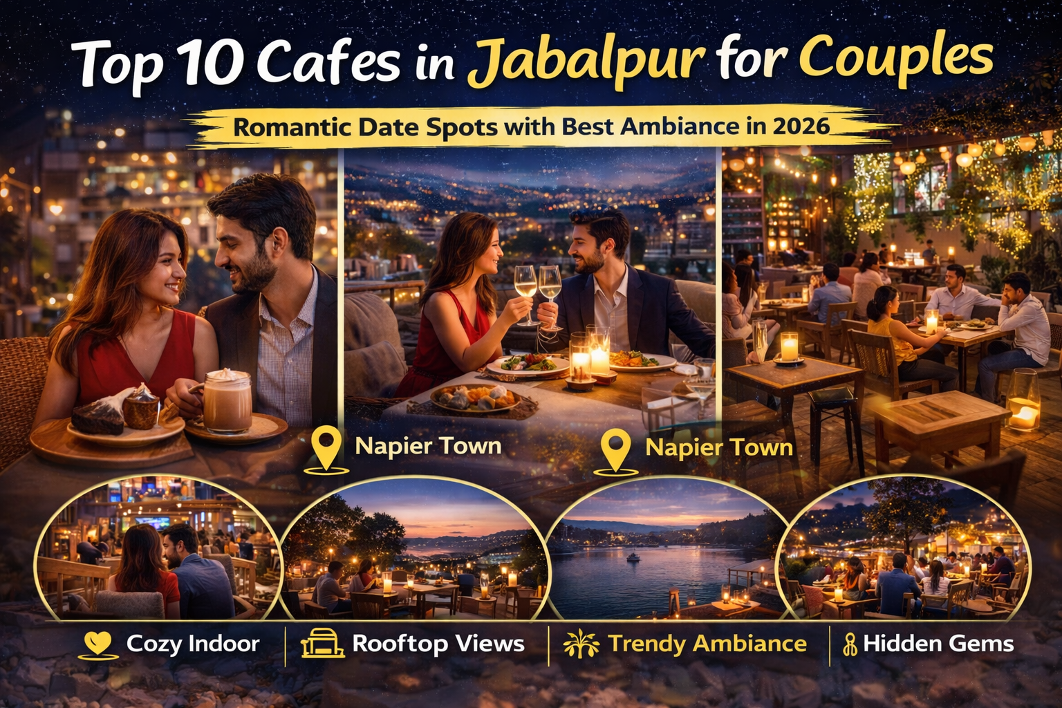 Top cafes in Jabalpur for couples