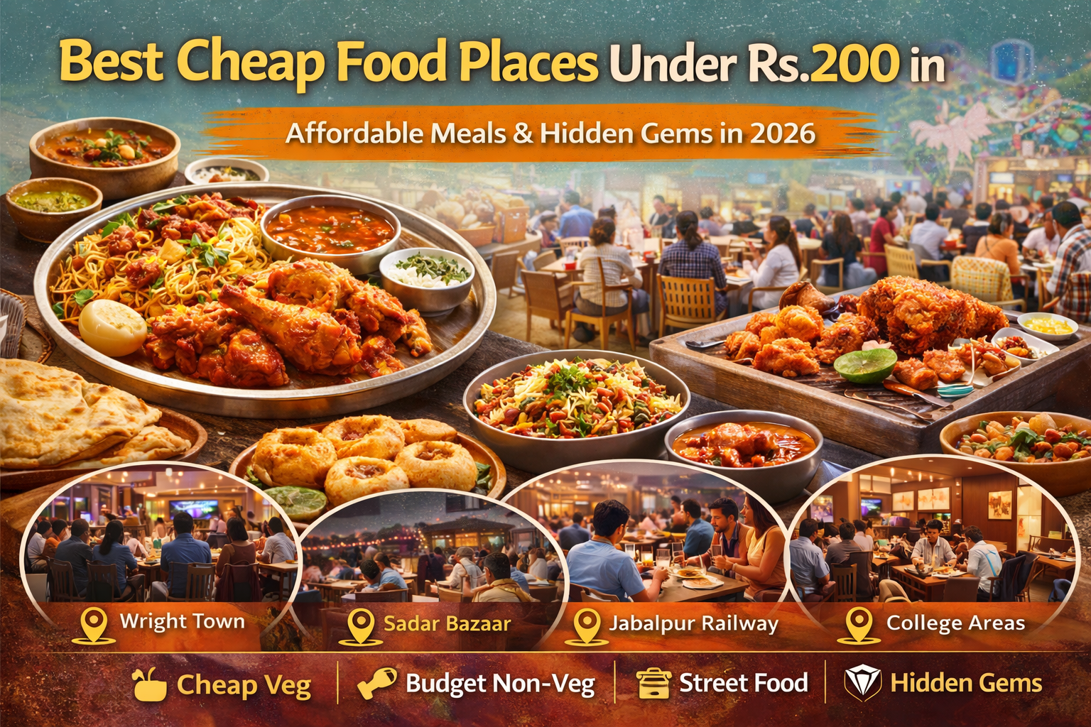 Cheap food places under Rs.200 in Jabalpur