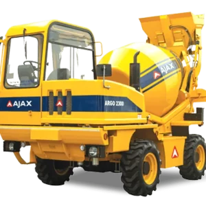 Self Loading Concrete Mixer Equipment AJAX ARGO 2300 SLCM Available on Rent at Lowest Price on Per Hours basis in Jabalpur Madhya Pradesh