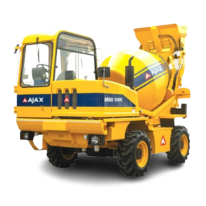 Self Loading Concrete Mixer Equipment AJAX ARGO 2500 SLCM Available on Rent at Lowest Price on Per Hours basis in Jabalpur Madhya Pradesh