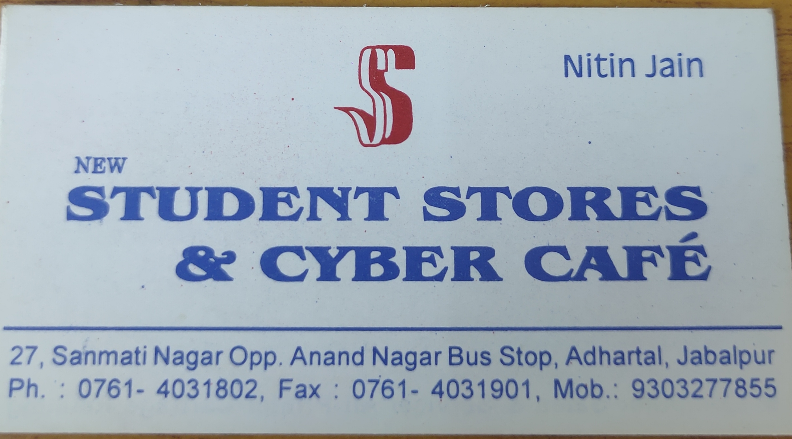 Students Stores & Cyber Cafe Jabalpur
