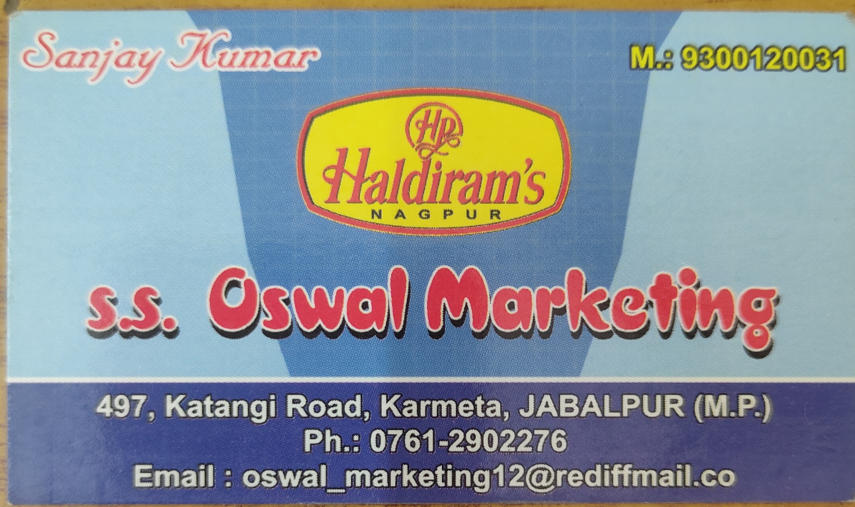 S.S. Oswal Marketing Jabalpur