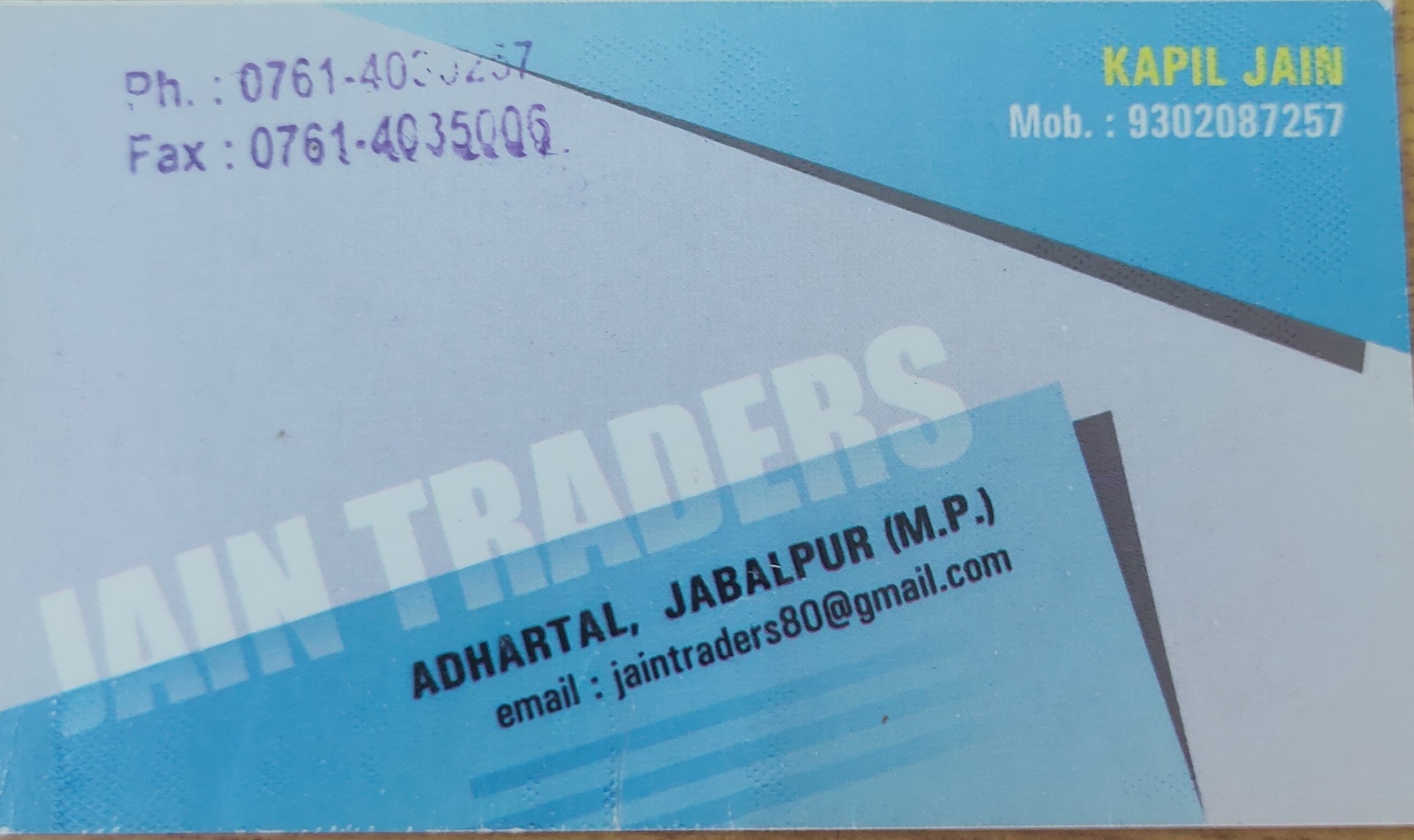 Jain Traders Jabalpur