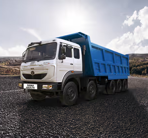 Commercial Truck - Tipper/Dumper/Hyva 16 wheeler max 40.0 Tons capacity Available on Rent per Day basis at Lowest Price in Jabalpur Madhya Pradesh